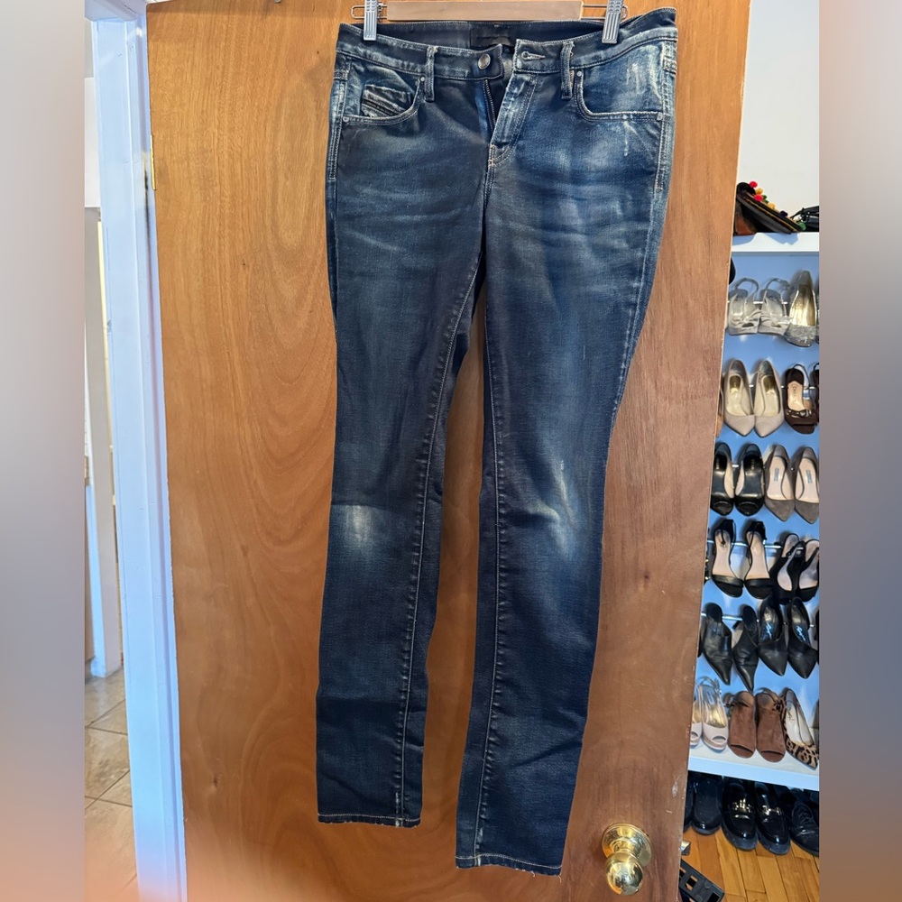 Diesel jeans woman black gold